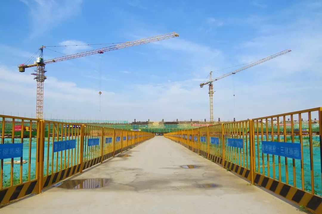 山西建投三建集团项目接受全国建设工程项目施工安全生产标准化工地验收