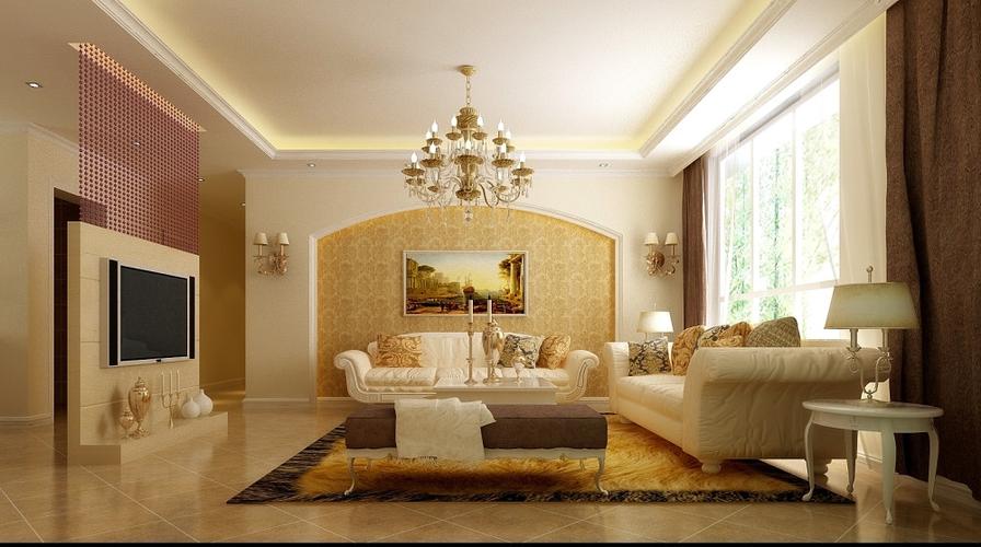 装饰设计室内设计效果图实景图欧式风格住宅空间装饰装修设计实景图